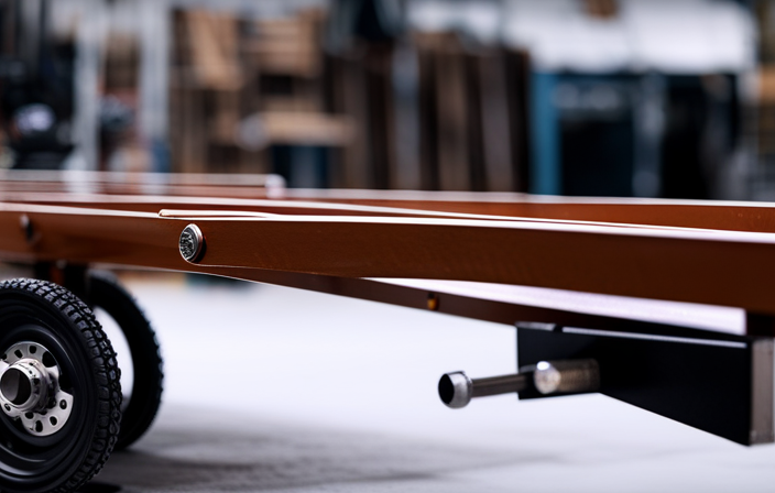 An image showcasing a step-by-step guide to building a canoe trailer