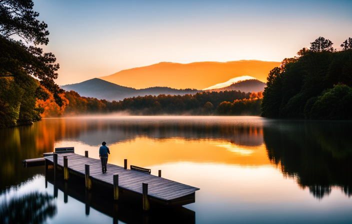 An image that showcases the sprawling beauty of Big Canoe, nestled amidst the majestic North Georgia mountains