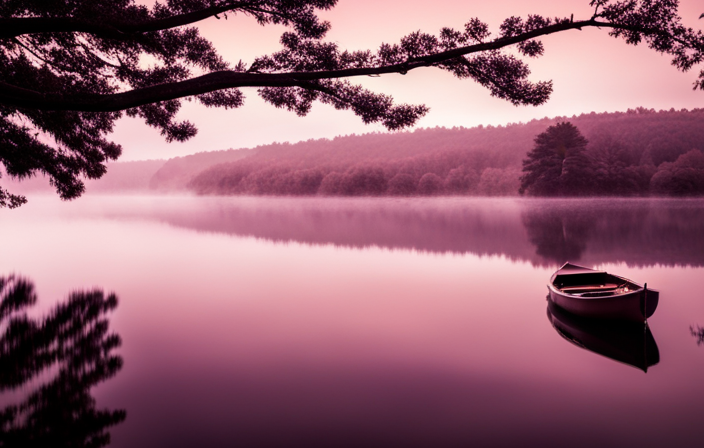 An image featuring the serene waters of Medford Lakes, NJ, with lush greenery lining the shore