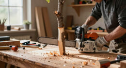 Felling Small Trees on Target: Notch Angles, Hinge Wood and Escape Routes