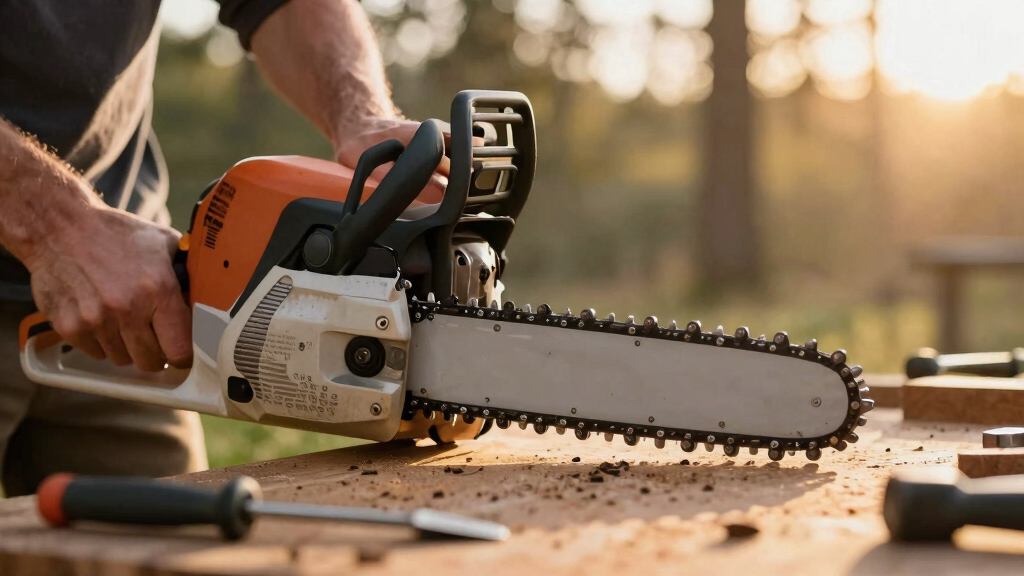 Field Sharpening a Chain: File Sizes, Angle Guides and Depth Gauge Settings