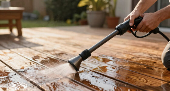 Pressure Washing Wood Decks: Pressure, Fan Width and Grain Direction
