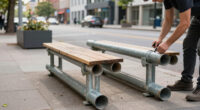 Scaffolding Pipes Turn Into Street Furniture Activating A Future Development Site In Osaka