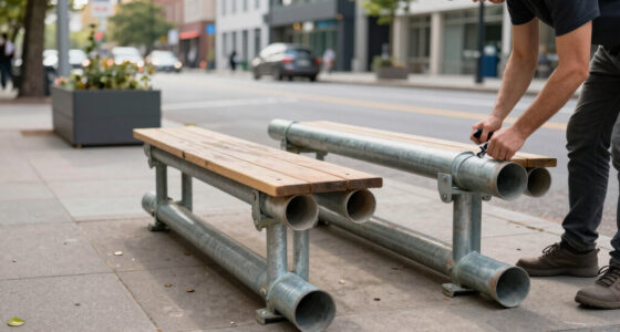 Scaffolding Pipes Turn Into Street Furniture Activating A Future Development Site In Osaka