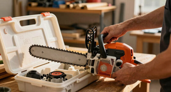 Storing a Gas Chainsaw for the Off-Season: Fuel, Chain and Case Prep