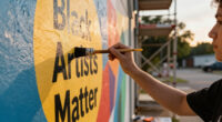 Texas Covers Up Beloved "Black Artists Matter" Mural In Austin