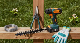Trimming Fence Lines Without Scarring Posts or Wrapping Wire