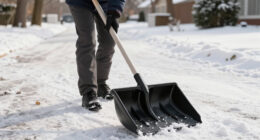 8 Best Ergonomic Snow Shovels for Long Driveways in 2026