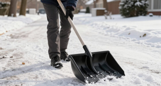 8 Best Ergonomic Snow Shovels for Long Driveways in 2026