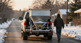 8 Best Walk Behind Salt Spreaders for Long Driveways in 2026