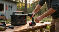 Charging Cordless Tool Batteries From a Power Station in the Field