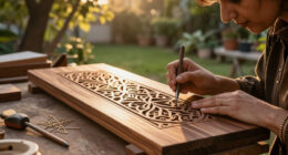 Nosheen Iqbal Translates Islamic Ornament Into Meticulous Wood-and-Thread Patterns