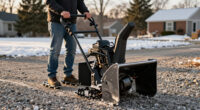 Snow Blowing a Gravel Driveway: Skid Shoes, Scraper Height and Auger Care