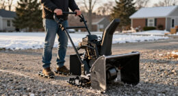 Snow Blowing a Gravel Driveway: Skid Shoes, Scraper Height and Auger Care