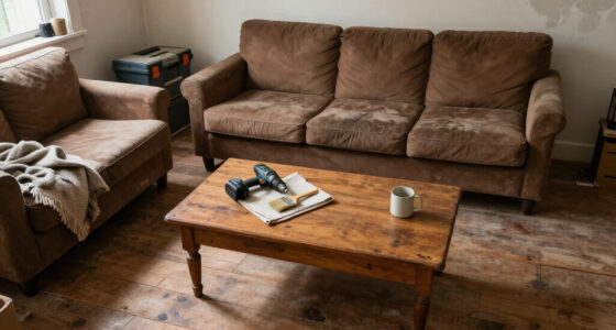 A Dark And Dated Living Room Gets A Dramatic Designer Makeover