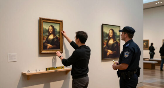 German Duo Arrested After Hanging Paintings Next To Mona Lisa