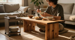 I Ate Meals At My Coffee Table For Years, Until I Found Article’s New Small-Space Dining Table