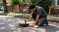 OMR Neighbourhood Battles Potholes, Dangling Cables - The Times Of India