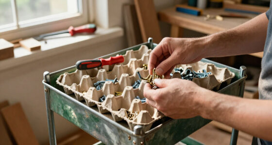 Ditch Bins: The Smarter Way To Organize A Storage Cart Using Empty Egg Cartons