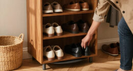 Dunelm’s Rotating Shoe Storage Is 30% Off – And Its Clever Design Doubles Your Hallway Storage