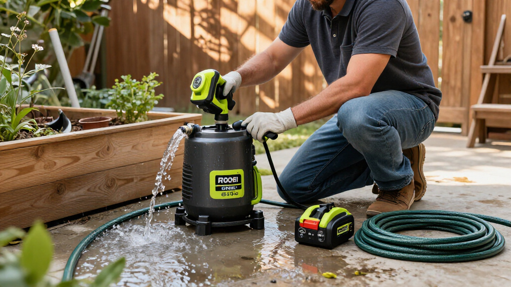 Get The RYOBI ONE+ HP 18V Cordless Transfer Pump With 2.0 Ah Battery For $139, Free Shipping