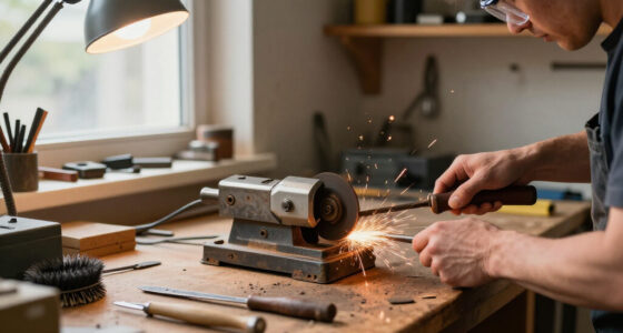 How To Use A Bench Grinder To Remove Rust From Tools