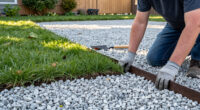 Keep Grass Out Of Gravel Driveways With A Durable Edging That Looks Good