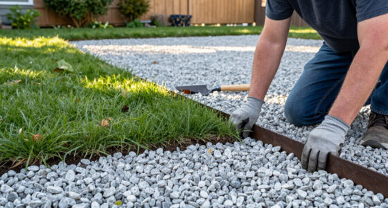 Keep Grass Out Of Gravel Driveways With A Durable Edging That Looks Good