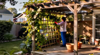 Not Fences Or Screens: Add Privacy To A Backyard With An Old-Fashioned Solution