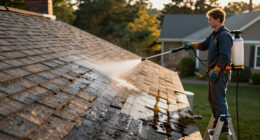 Pressure Washing Asphalt Shingles Is a Mistake: The Roof Cleaning Alternative