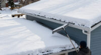 Roof Rake Technique: How Much Snow to Pull and What to Leave
