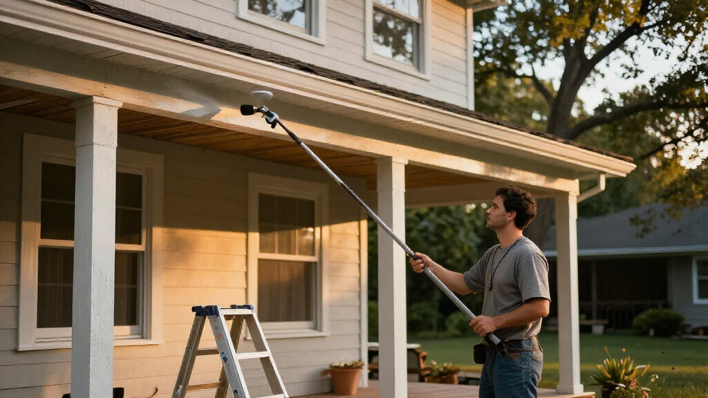 Second-Story Siding: Extension Wands, Angles and Why Ladders Lose