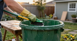 Smelling Your Garbage Cans? The Underrated Trick To Give Them A Deep Clean