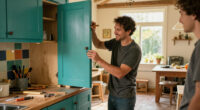 This Once Ugly Extension Has Been Transformed Into A Bold And Playful Kitchen Filled With Beautiful Antiques