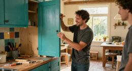 This Once Ugly Extension Has Been Transformed Into A Bold And Playful Kitchen Filled With Beautiful Antiques