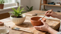Turn Two Fluted Bowls From Dollar Tree Into Vintage-Style Planters
